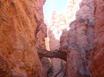 Natural bridge in Bryce Canyon